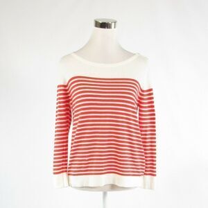 Fossil orange boat neck sweater S